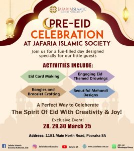 Pre Eid Jafaria Islamic Society 2025